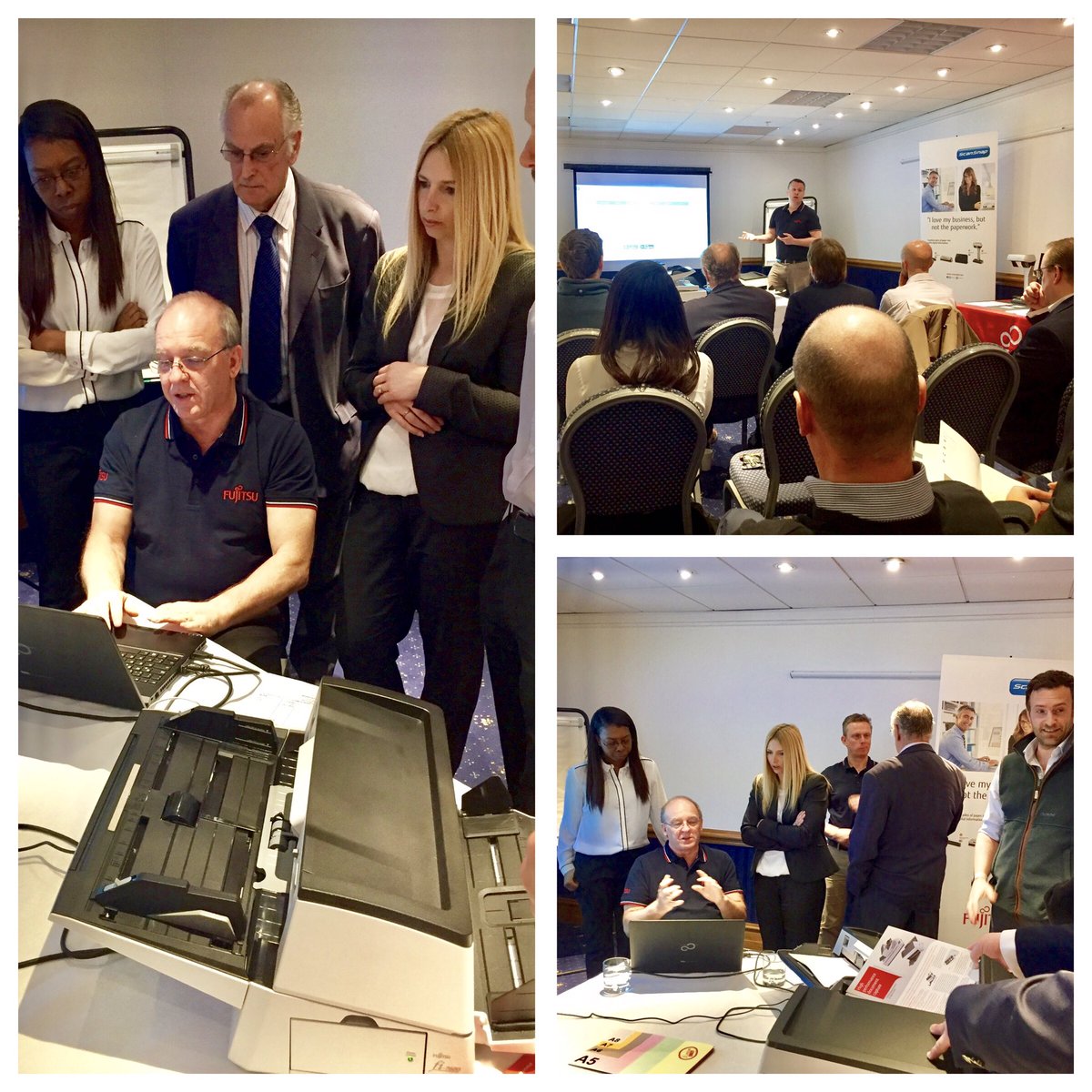 ScanSnapUK's tweet photo. Another successful UK Partner Roadshow in #Birmingham today! There's still time to chat with us tomorrow in London! https://t.co/cglEJewLro https://t.co/8ImMxGurWP
