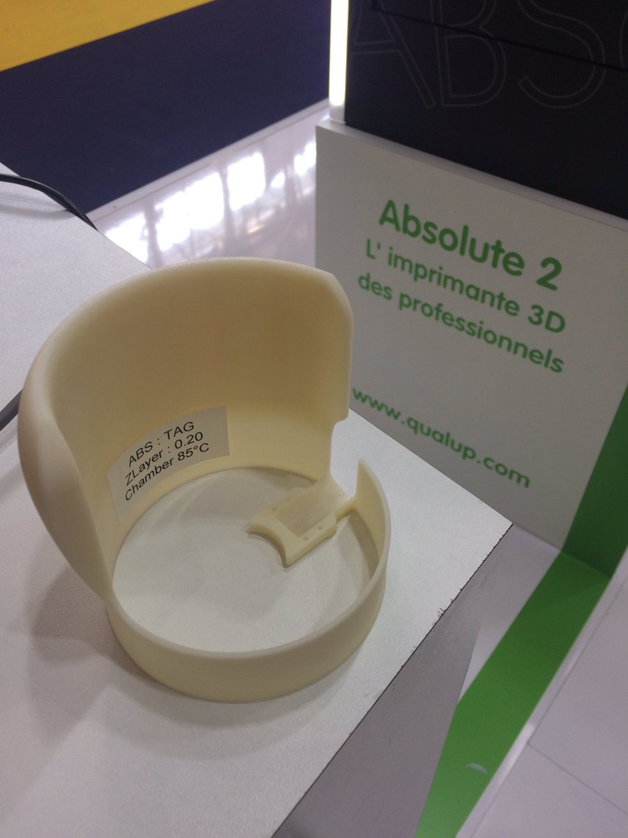 #INDUSTRIELyon2017 Allez rencontrer #qualup sur le stand @verosoftware avec #imprimante3D #Absolute