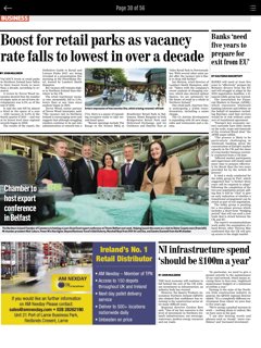 Great to see @NIChamber #learngrowexcel conference in <a href="/BelTel/">Belfast Telegraph</a>. Proud to be a sponsor at the event. Register now: northernirelandchamber.com/event/learn-gr…
