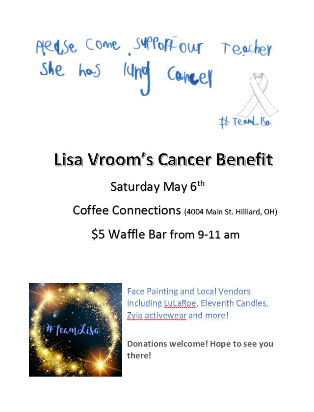 lisa_vroom's tweet photo. Hope to see you all at Coffee Connections one month from today!! 😊💟💪🏻☕️@cofconhilliard @averygatorspto @AveryGators1 #teamlisa #vroomsroom https://t.co/0scglzs2UI