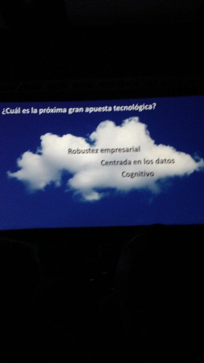 msosaval's tweet photo. #IBMthink2017. Apuesta tecnológica #IBM. Inteligencia artificial y capacidades cognitivas #IBMDBG. https://t.co/qcqlq4UHxT