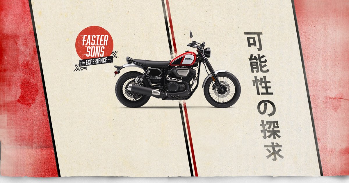 YamahaMotorIT's tweet photo. Le #Yamaha #SportHeritage sono in arrivo con il #FasterSonsExperience! Prenotate la tappa più vicina a voi: https://t.co/xJzItjgJUk https://t.co/mBIAFx3rCV