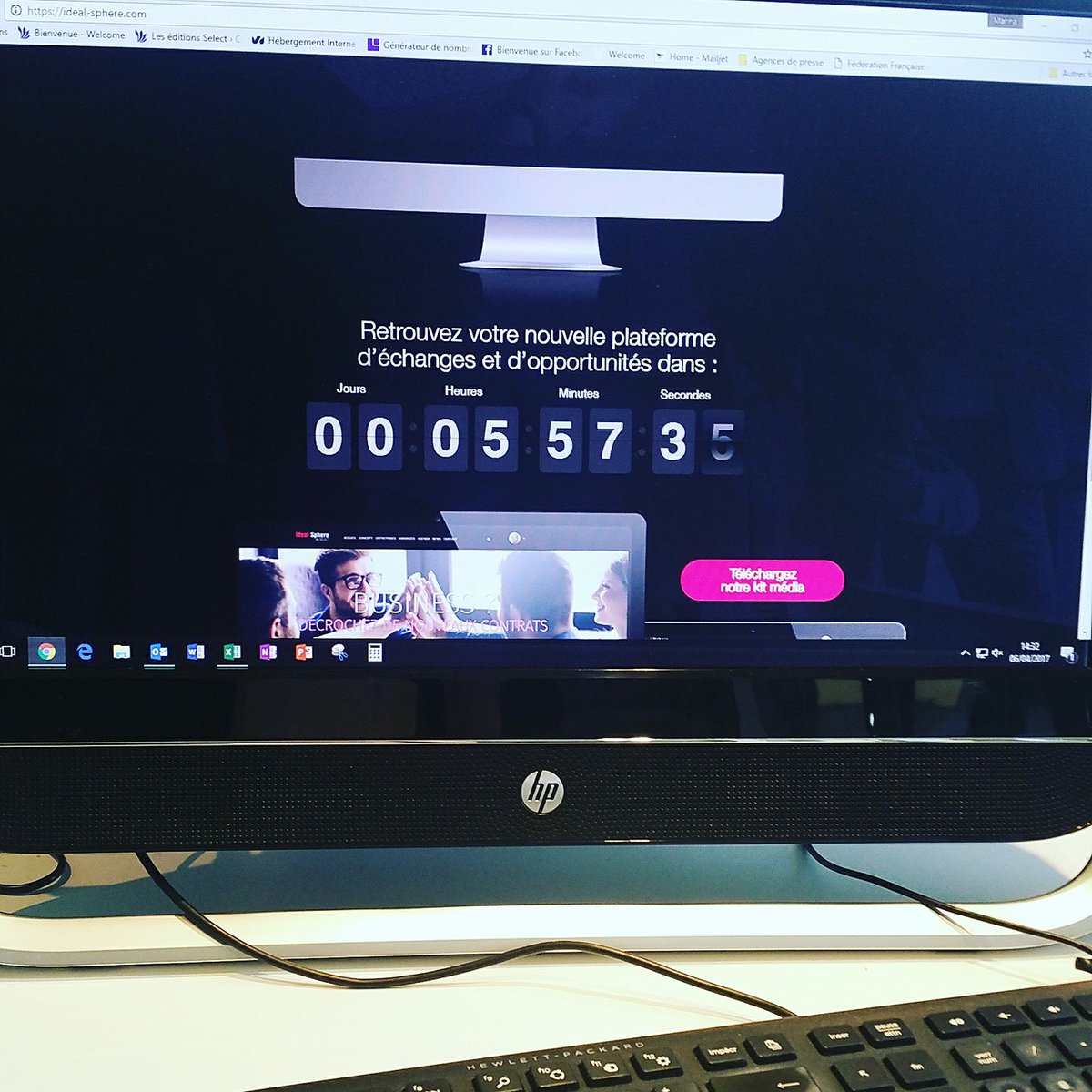 Editions_Select's tweet image. [JOUR J] Plus que quelques petites heures avant le lancement officiel d'Ideal-Sphere by Select, première plateforme business Internet !