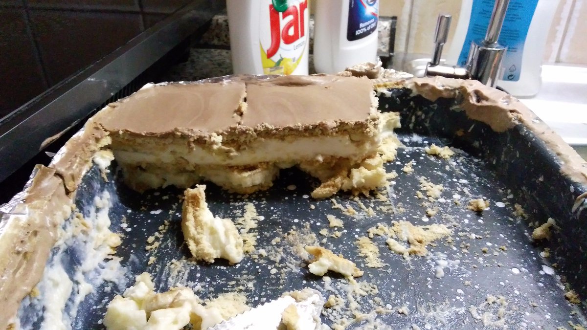 _Asheara's tweet photo. #CAKEREP 00026 ... or what's left of it. Celebrating my 1 year anniversary and fellow encoders passing trial period ;) Cake dissapeared fast https://t.co/MGJyw5uJa0