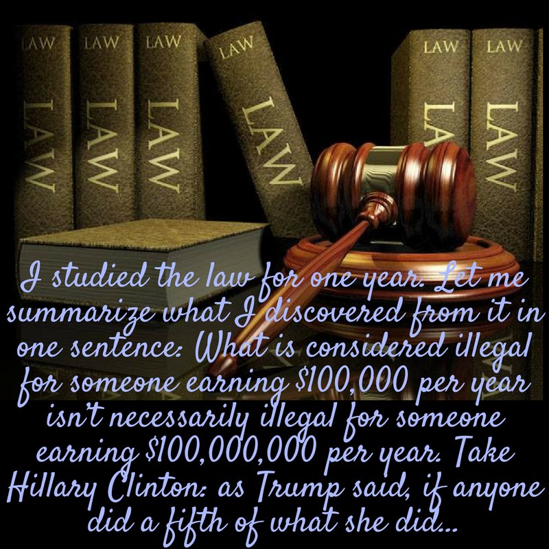 Spread_Bet's tweet photo. I studied the law for one year. Let me summarise what I discovered from it in one sentence.. #unequality #unfair #money_rules #capitalism https://t.co/RL82O7EtYl