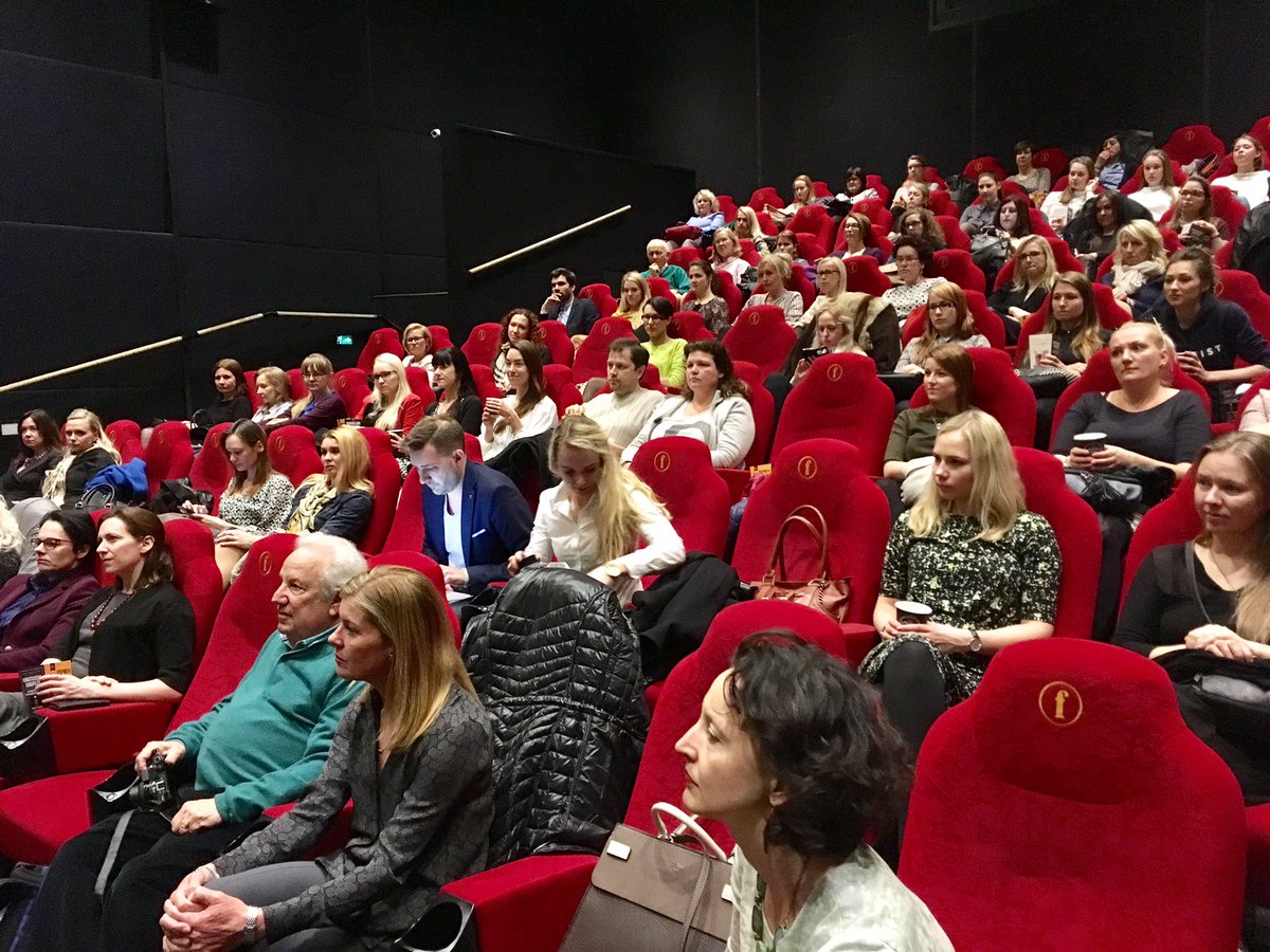 AmchamEstonia's tweet photo. Wonderful presentations by Robin Hauser, director of #Code & Kristel Kruustük, CEO of #testlio, encouraging #women in #tech https://t.co/ZU51MRRJ8v