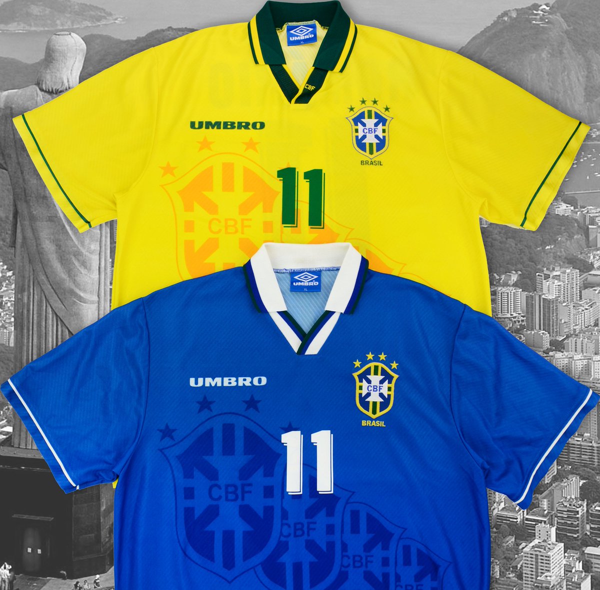 ROMARIO 12 Brazil 1994 Classic Football Shirt Soccer Jersey Retro Top 