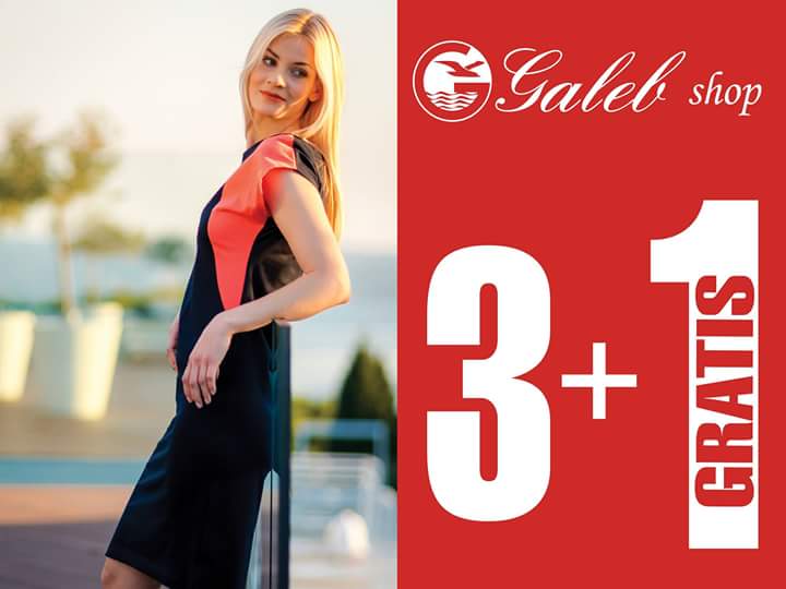 ZEKO Galeb DARUJE, akcija 3+1 gratis u svim Galeb shopovima do 17.04.