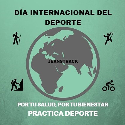 Todos contra el sedentarismo!
Cómo lo combates? Compártelo! 👉#jeanstracksport 👈
#genteactiva #noalsedentarismo #diainternacionaldeldeporte