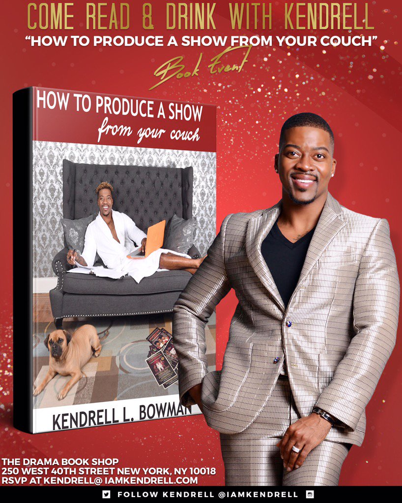 Come Read &amp; Drink With Me! My Book Signing in NYC on May 4th  6pm RSVP @ Kendrell@ Iamkendrell.com