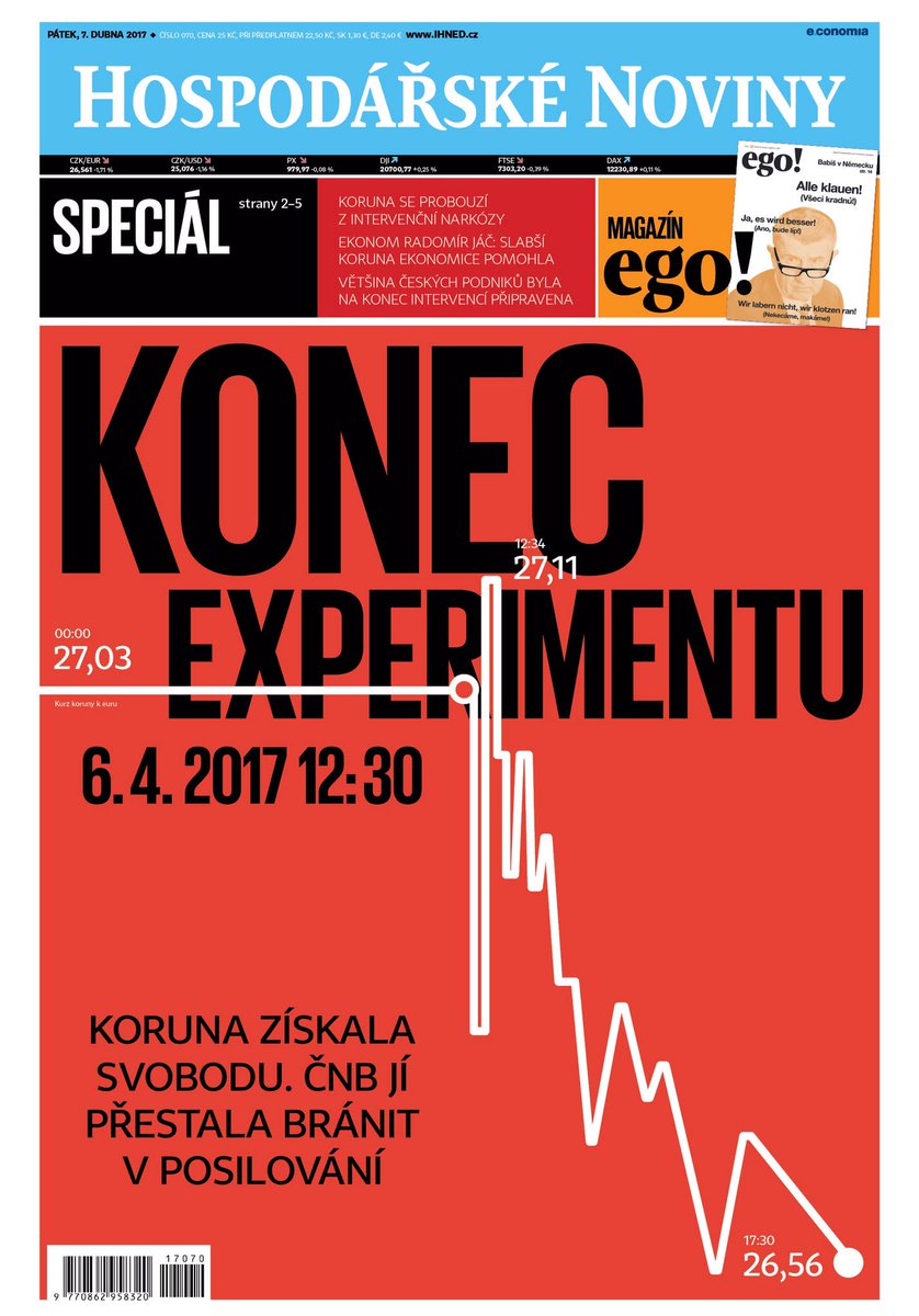 StepanEtrych's tweet photo. Tohle mám na novinách rád. Dopoledne jsme @Hospodarky naplánovali a pak to celé metamorfovalo do něčeho úplně jinýho. Tak hurá do trafik! ;) https://t.co/gT5xBqUNbW
