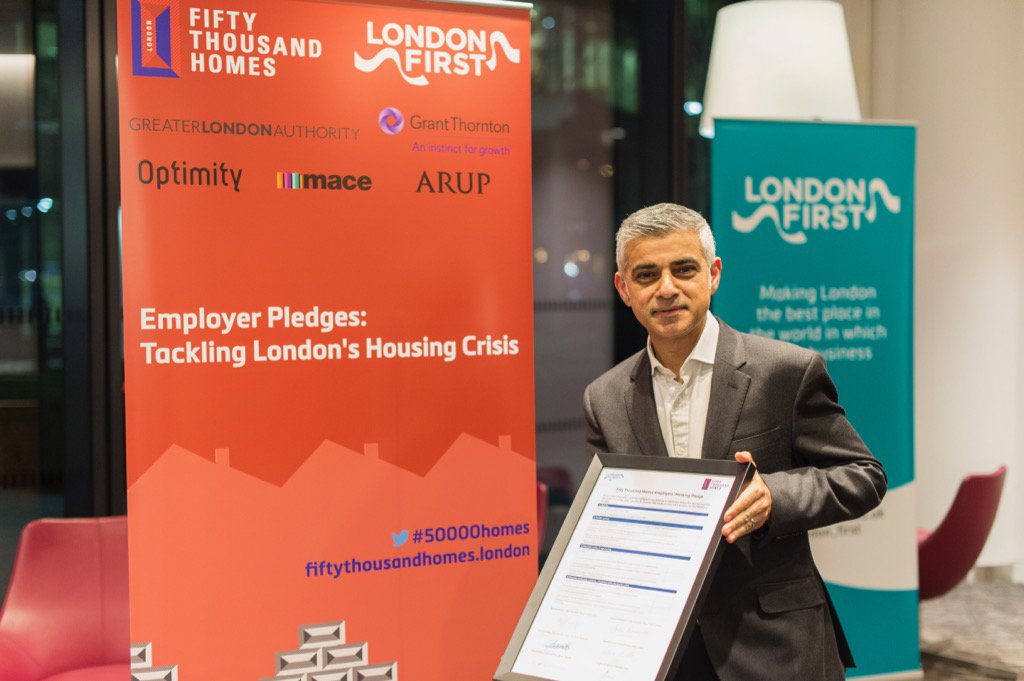RT London_First: .MayorofLondon: 100,000+ Londoners now covered by employer #housingpledges #cosmohomemade …