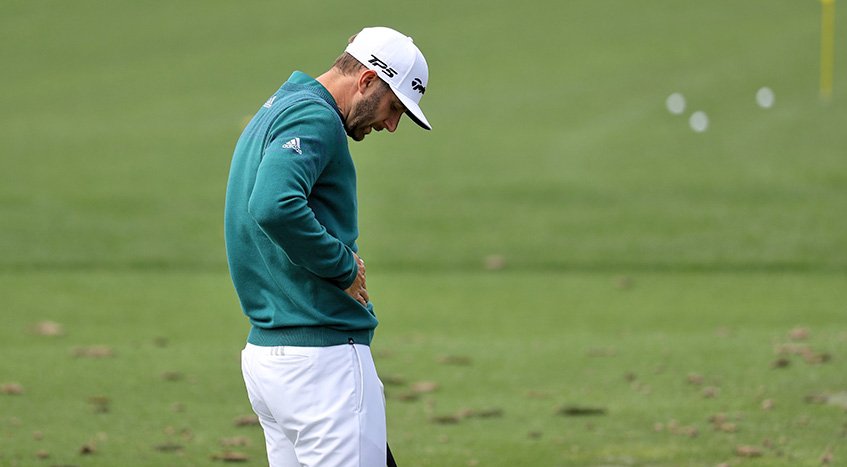 PGATOUR's tweet photo. Dustin Johnson has withdrawn from #TheMasters. https://t.co/PrpBSe6Rbc
