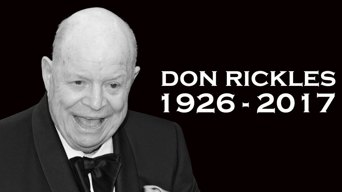 #BREAKING Legendary comedian Don Rickles dies at the age of 90 bit.ly/2oe9z2b https://t.co/t58S9h5Eow