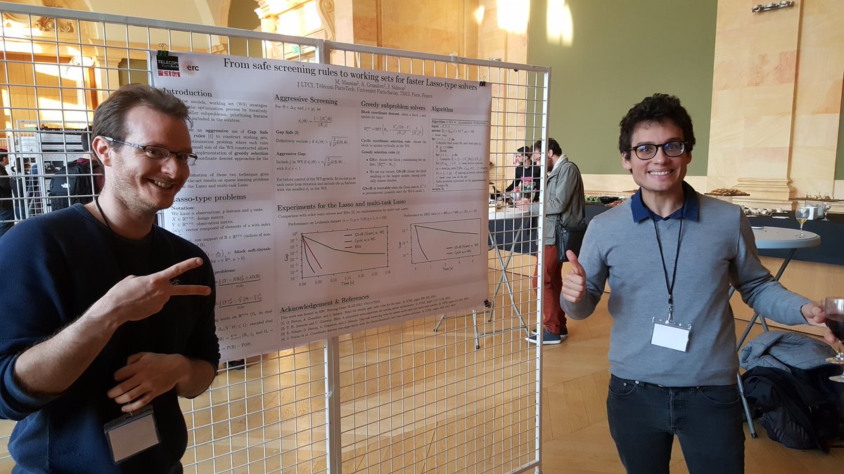 Lumen_AI's tweet image. Live from Statlearn&apos;17. After our #online #communitydetection talk, poster session