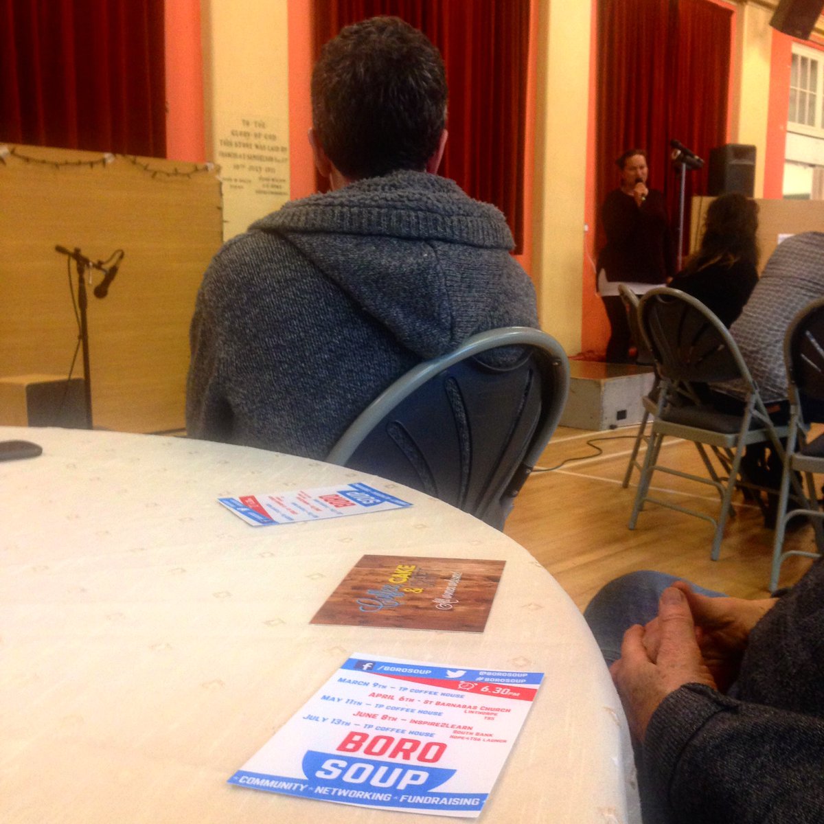 Excited to be <a href="/borosoup/">Boro SOUP</a> There are some brilliant people doing wonderful things across our area. #teesside #communityspirit #bethechange