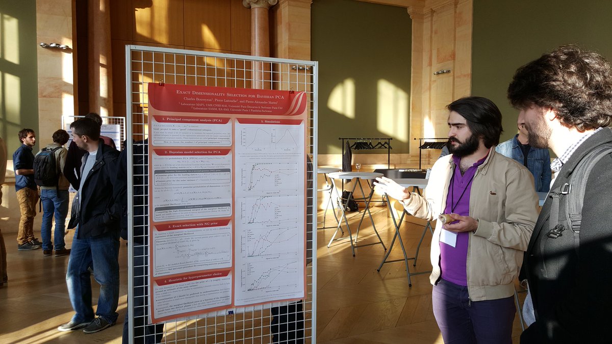 Lumen_AI's tweet image. Live from Statlearn&apos;17. After our #online #communitydetection talk, poster session
