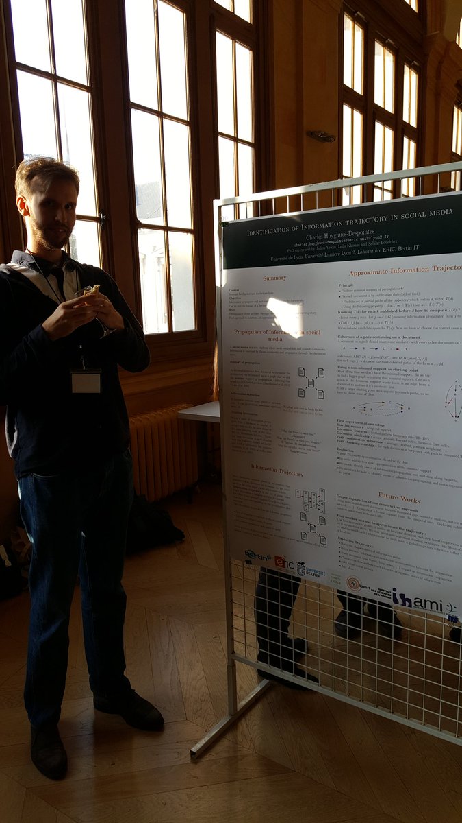 Lumen_AI's tweet image. Live from Statlearn&apos;17. After our #online #communitydetection talk, poster session