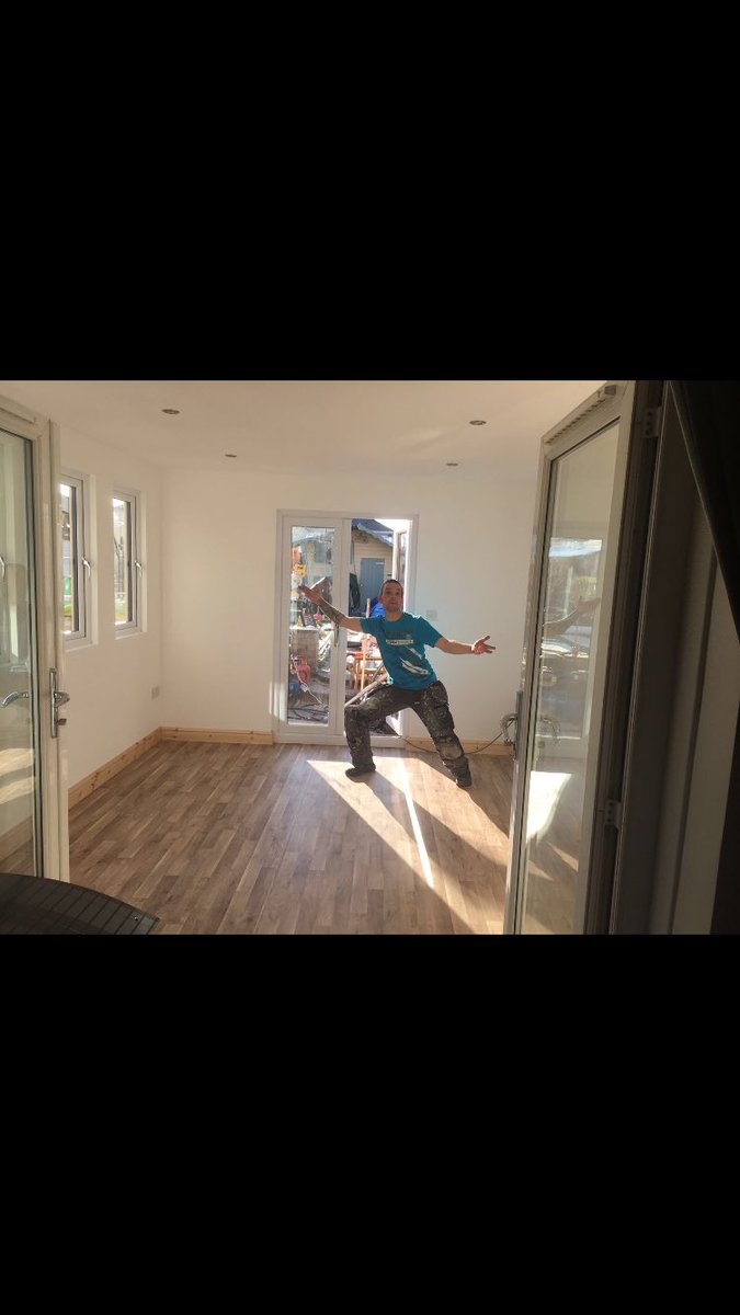 Shion_williams's tweet photo. Loving the new the edition to the house ! #chilltime #complete #playroom #extension https://t.co/S4BLlAgoIm