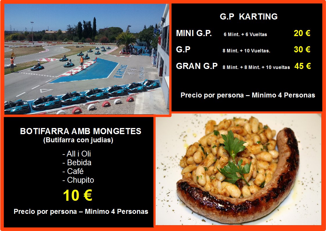Si te gusta madrugar hacer un buen almuerzo y después un G.P de karting. ¡No te pierdas esta oportunidad!
