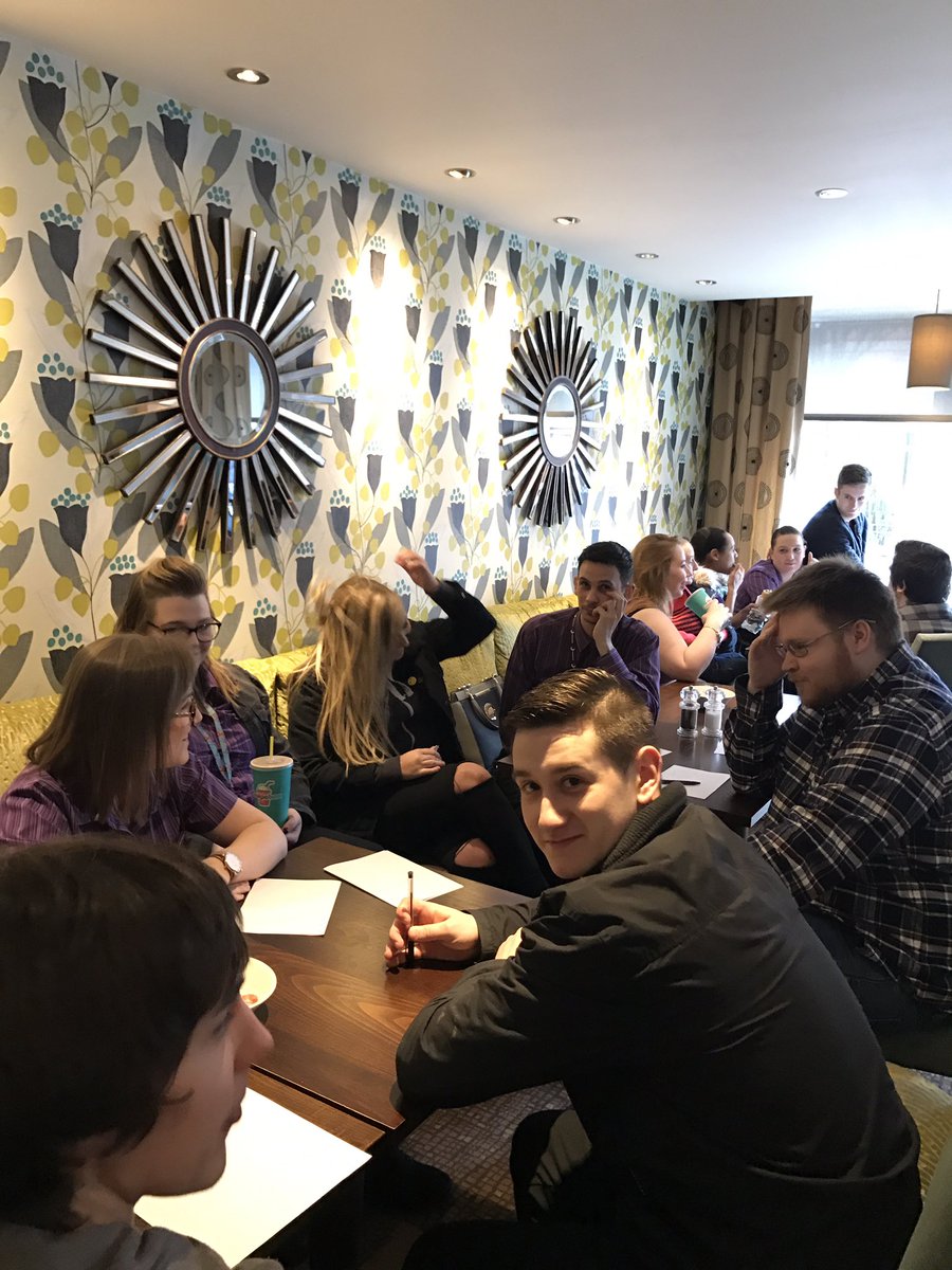 nancyjack's tweet photo. @HalfpennyBarry @placemadebyyou great day delivering guest service training in belfast. https://t.co/C8g8Pg7453