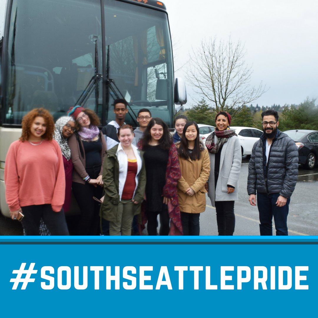 SouthSeattleCC's tweet photo. Students selected to attend the 27th Annual Students Of Color Conference are Yakima-bound this morning! #SouthSeattlePride #SOCCWA https://t.co/lSR2uVNBi0