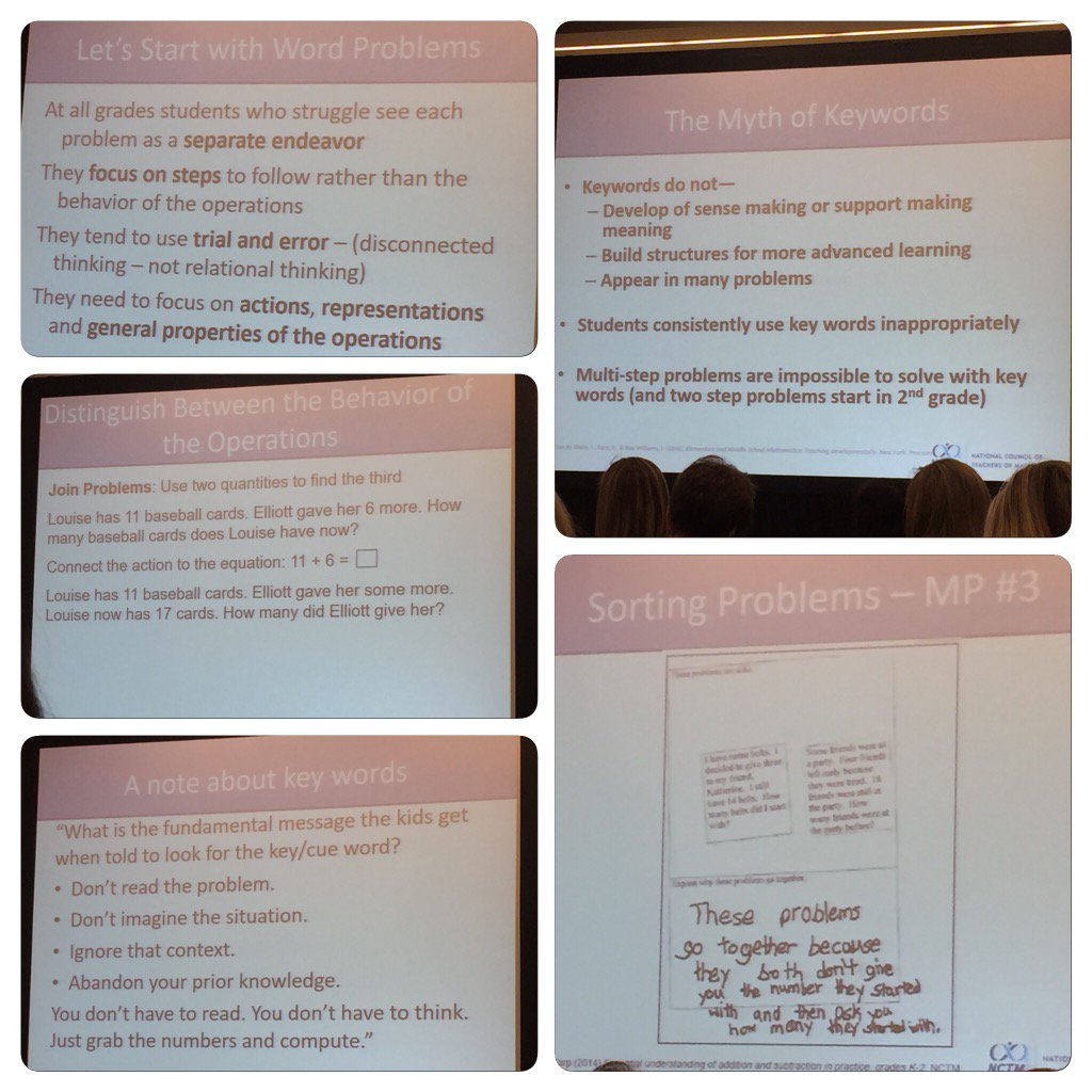 Barbb7997's tweet photo. #NCTM2017 Tier 1 &2 Problem-Solving-study structure #sorts #nomoreKEYWORDS #reaganrays https://t.co/I4fQXbnu35