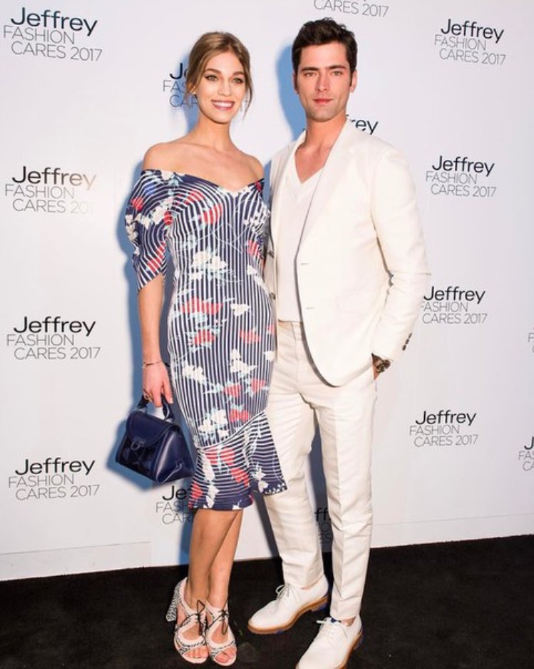 SeanOPrySPAIN's tweet photo. #MORE Sean O'pry &amp; Samantha Gradoville  attend Jeffrey Fashion Cares 2017 at Intrepid Sea-Air-Space Museum on April 3, 2017 in New York 📸💑 https://t.co/gBcoaYLGIo