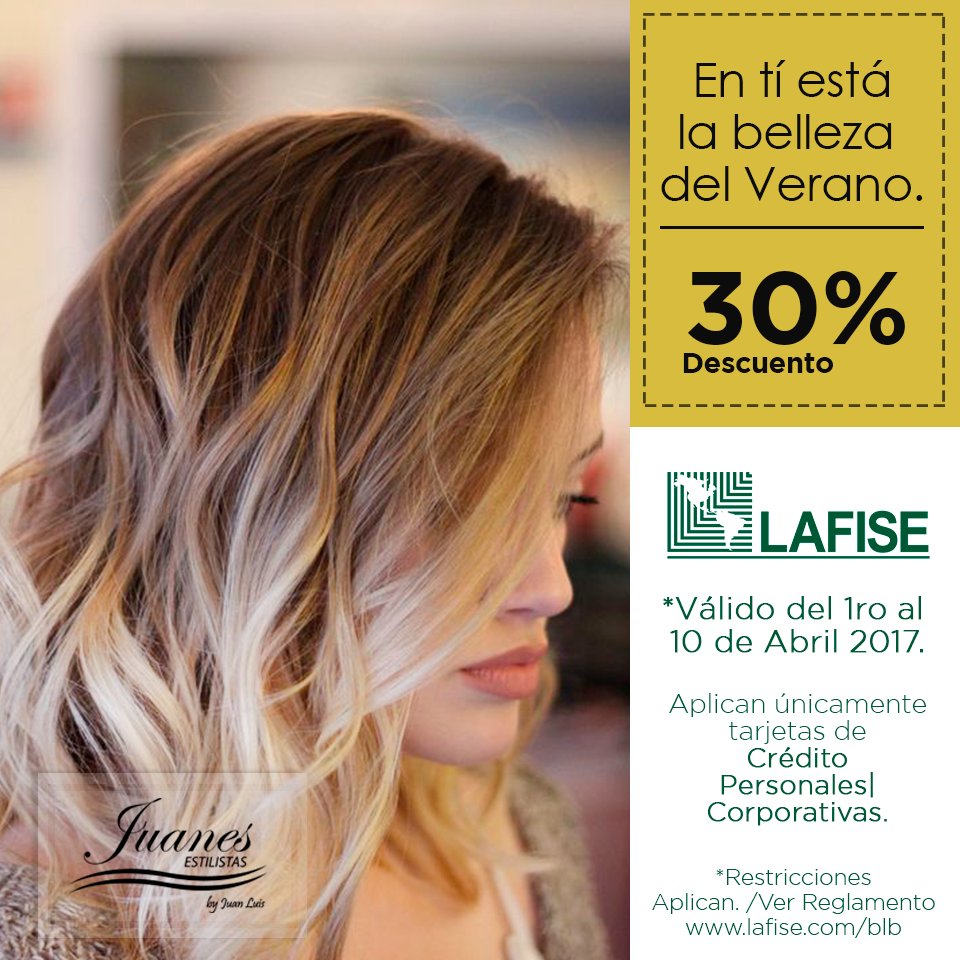 JuanesEstilista's tweet photo. 30% de descuento al pagar con tu tarjeta #Bancentro. ¡Te esperamos! #JuanesEstilistas by Juan Luis https://t.co/AT7oCrfTz3