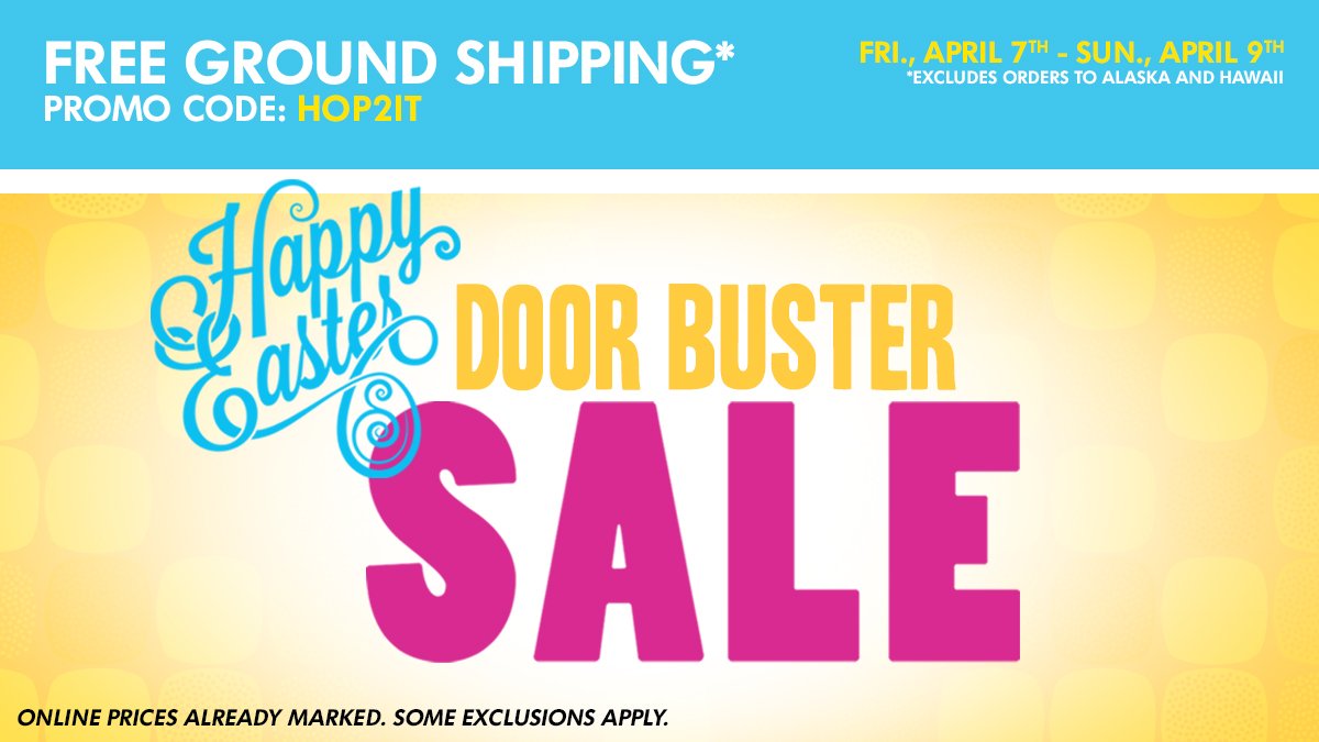 SHOEDEPT's tweet photo. Compete the whole family’s #EasterLook w/ great savings, plus it’s the last day for #freegroundshipping! https://t.co/9h5rCZlDbQ #EasterSale https://t.co/lbplMpzb8T