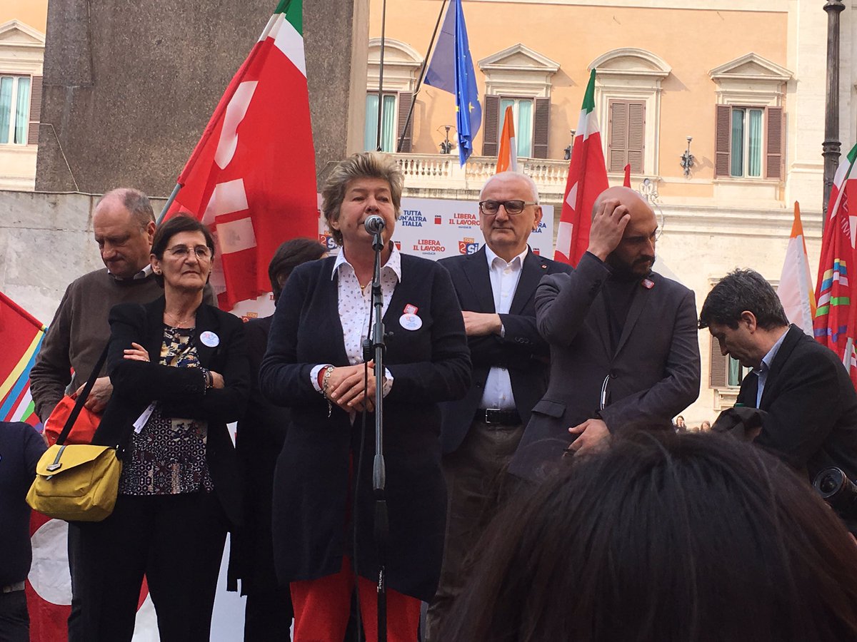 cgilnazionale's tweet photo. Camusso ➡ Il voto odierno è un risultato ma l'obiettivo finale è la Carta dei Diritti fondamentali del Lavoro Oggi sappiamo che #sipuò https://t.co/Vh0vqsYYf5