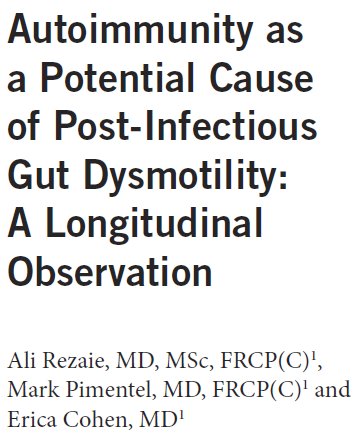 AliRezaieMD's tweet photo. More proof that #IBS is NOT "in your head". 
Read our report on timeline of autoimmunity in post-infectious IBS: https://t.co/fqisOTMinW https://t.co/Bkh2A8VaNS