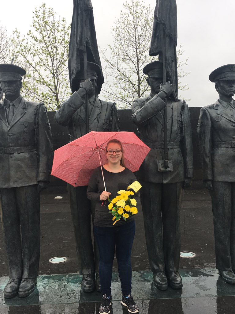 LibraryGriswold's tweet photo. Showing our respect at the Air Force Memorial @WeAreMcGee #MakingMcGeeProud #bus6rocks #mcgeeindc2k17 https://t.co/OtH5fzj0XA