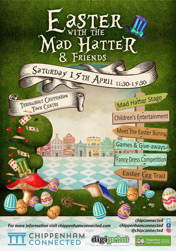Inspire_Biz's tweet photo. #Easter with The Mad Hatter and Friends - face painting, balloon modelling and plenty of madness with the Mad Hatter himself! https://t.co/FaCZTPbCWo