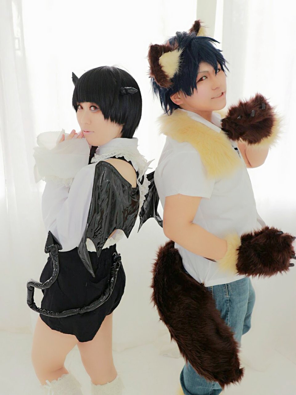 潤 コスプレ注意 モブサイコ100 モブパズ 狼 男ちょみさん Chomi 小悪魔 潤 ハロウィン兄弟 何度も言うけど本当にこの衣装可愛い みつめあってて可愛い写真ばっかで写真選ぶのめっちゃ迷った T Co Ainmiwjahv Twitter