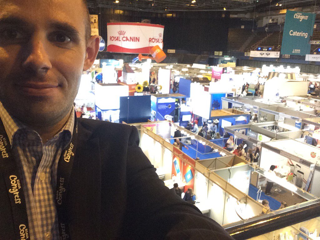 Busy first morning @BSAVACONGRESS #BSAVA17 followed by a lovely lunch with #moorescarrott - #BSAVACongress