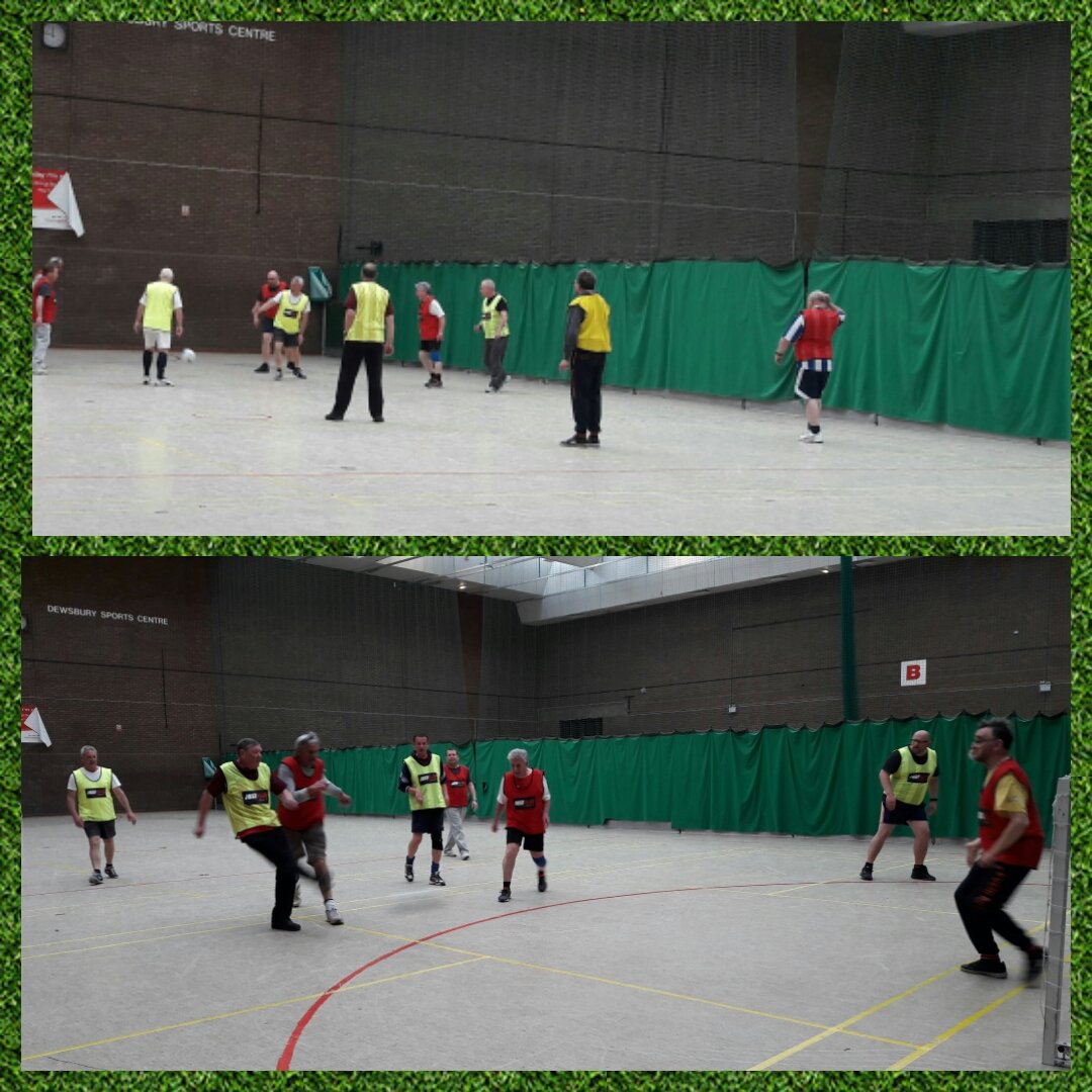 A couple of action shots from #TheBeautifulGame this morning. #walkingfootball #getactive #Dewsbury