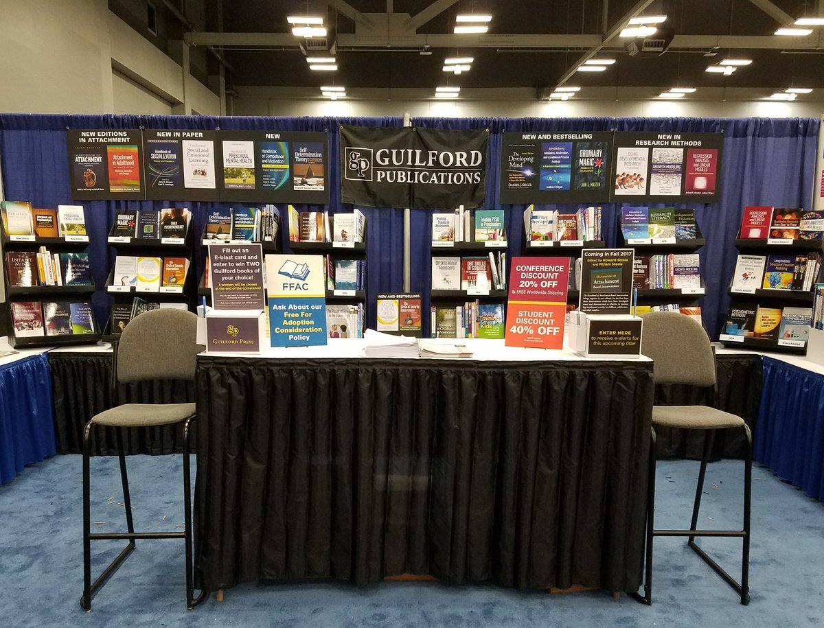 guilfordpress's tweet image. We&apos;re in Austin for #SRCD2017! Stop by booth 500 for 20% off the list price of our titles &amp;amp; free shipping.