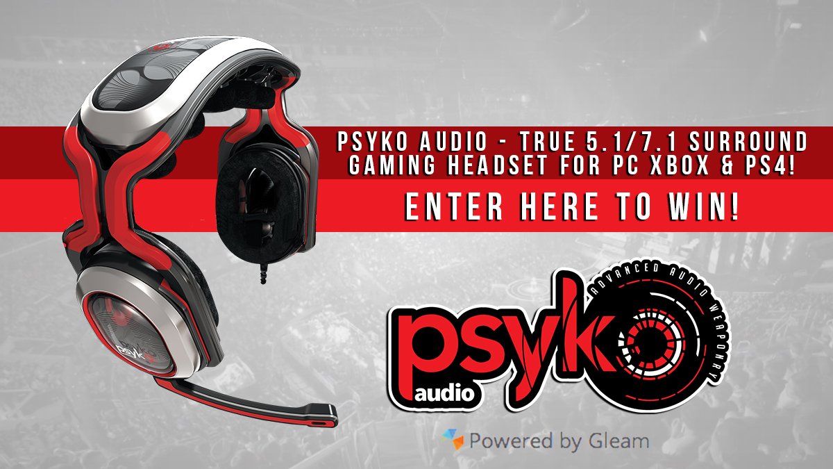psykoaudio51's tweet image. Win a pair of our #Psyko 5.1/7.1 Surround Sound Gaming Headphones!

gleam.io/MayGw/psyko-au…

#gamingheadset #headset #gaming #surroundsound