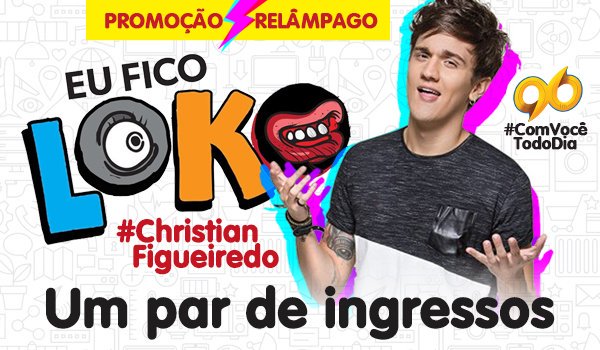 gsteamtr's tweet photo. Concorra a um par de ingressos para o espectáculo do youtuber Christian no Teatro Riachuelo, neste domingo dia 9.
#96FM #PromocaoRelampago https://t.co/Drcop0yNfK