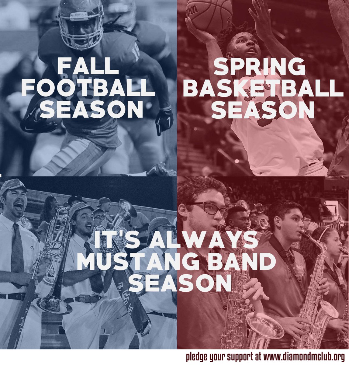 DiamondMClub's tweet photo. If you love/support the @SMU_MustangBand please share, forward, retweet, like, post. Help spread the word.  Join at https://t.co/EaAoBQExAH https://t.co/jlMVkZJObB