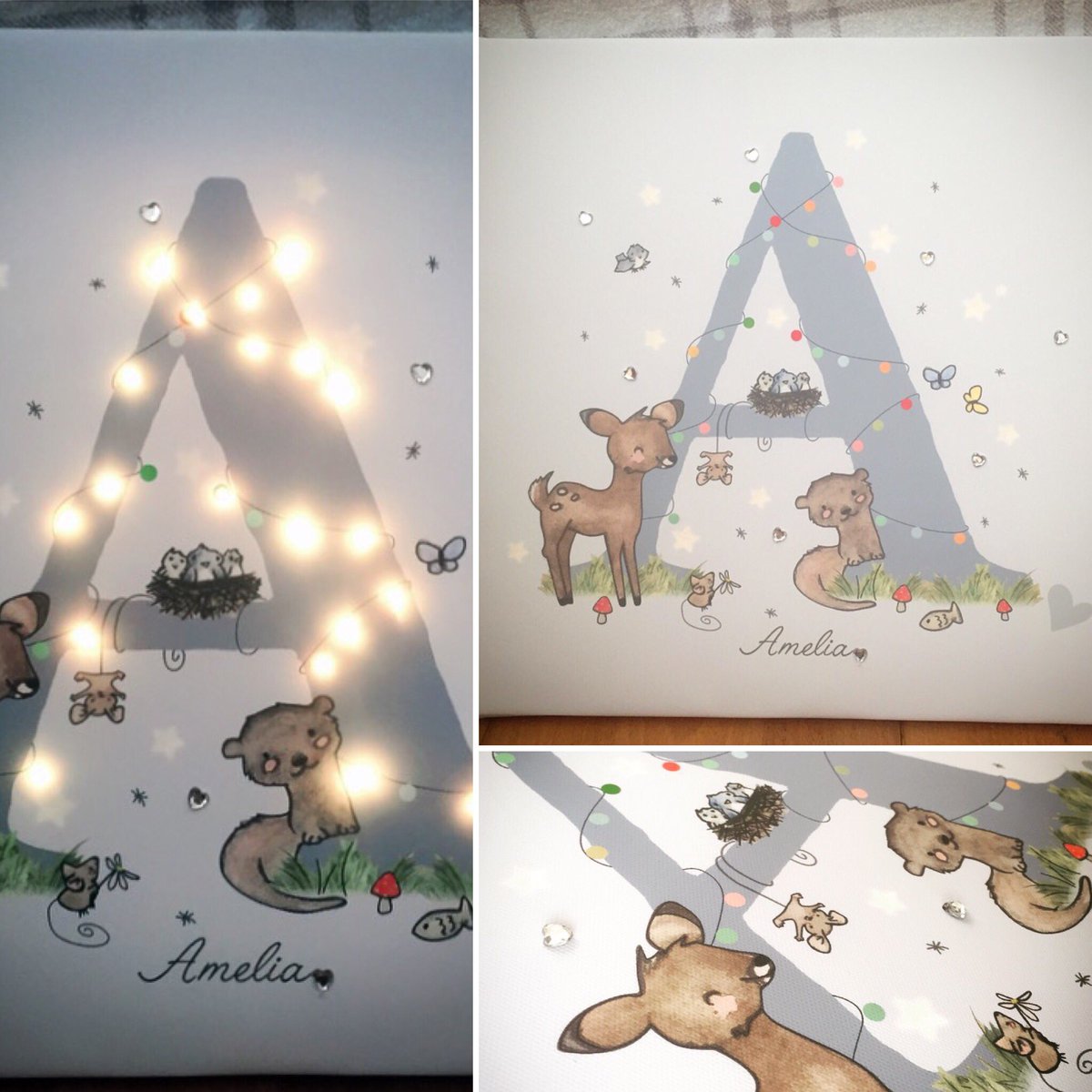 FirefliesTweet's tweet image. Find our new nursery/bedroom led light letters online soon ❤️️ please contact us to order 🎈⭐️ firefliesdesigns.co.uk #nursery #baby #mummy