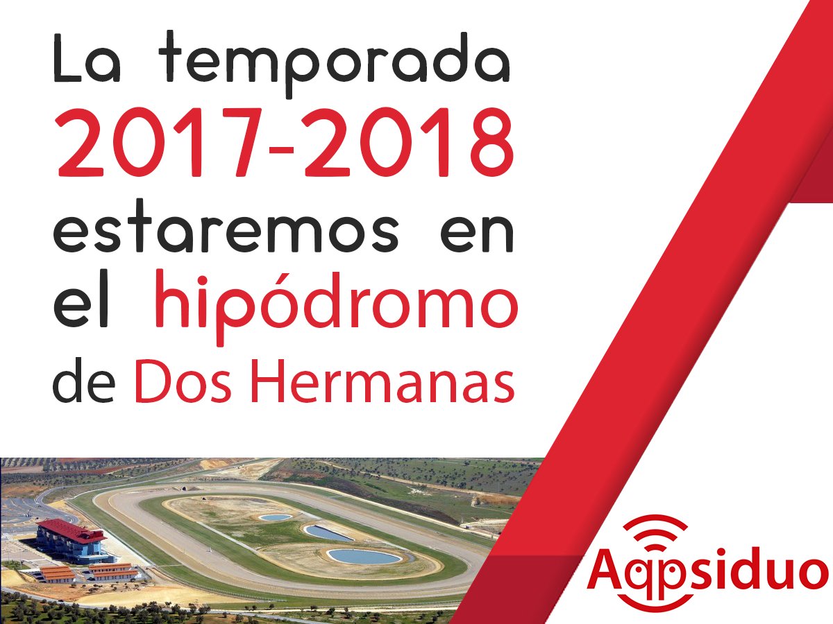 appsiduo's tweet photo. Nos complace informaros que para la temporada 2017-2018 contaremos con un nuevo #Appsiduo ¡No dejes de visitar el #Hipódromo Dos Hermanas! 😁 https://t.co/Z6YLc5nPlp