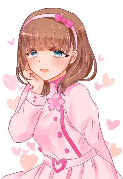 佐久間まゆちゃん!
シンデレラ劇場のEDがかわゆい 