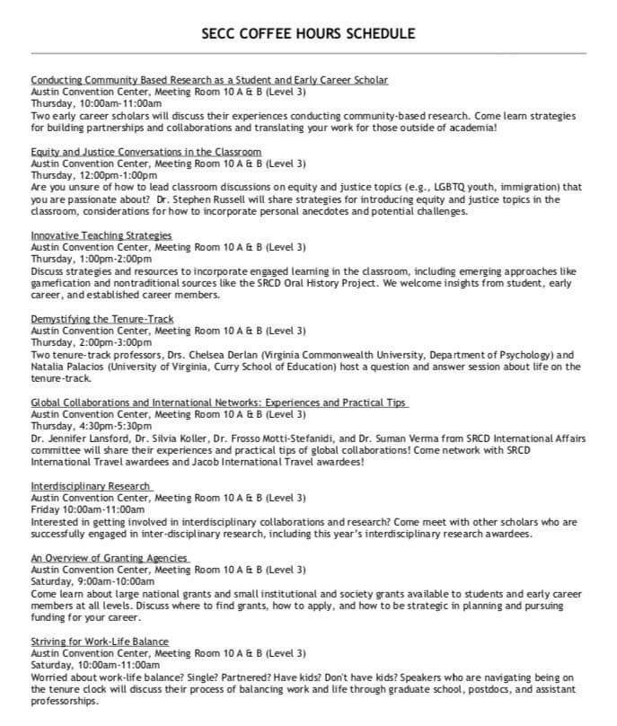 DrABLoyd's tweet image. Student and early career events #srcd2017