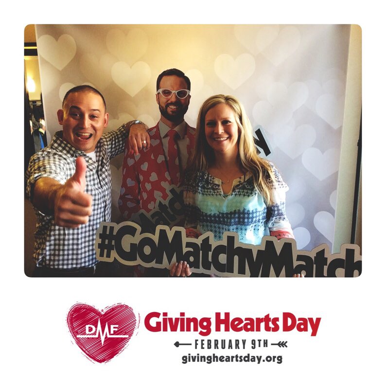 AngelaFNovak's tweet photo. Celebrating #GivingHearts17 with @ktobosa #GoMatchyMatchy has been so rewarding. Thanks @DakMedFdn for the opportunity! https://t.co/myOByl0T1k
