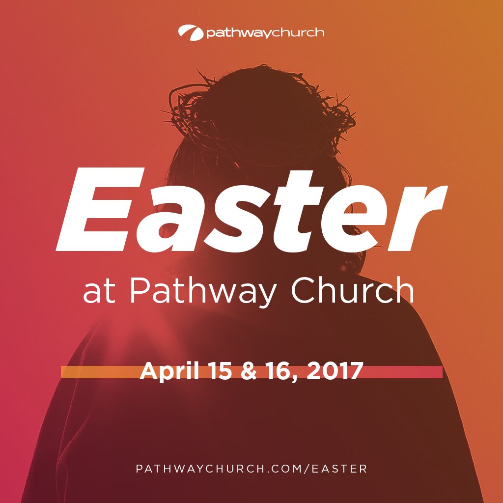pathwaychurch's tweet photo. Who are you inviting to Easter services? Remember to listen for cues: "I didn't expect that," or "Things aren't going well." #PathwayEaster https://t.co/3sTnPZw1Wl