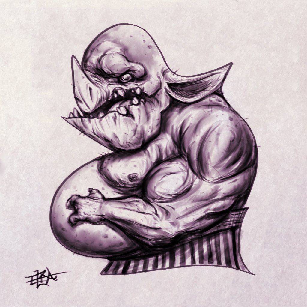 ezra_lau's tweet image. Porcine is a word that I probably don&apos;t use often enough. New #shapegame #sketch, tagging @jessejlarsen to see what he can do with it!