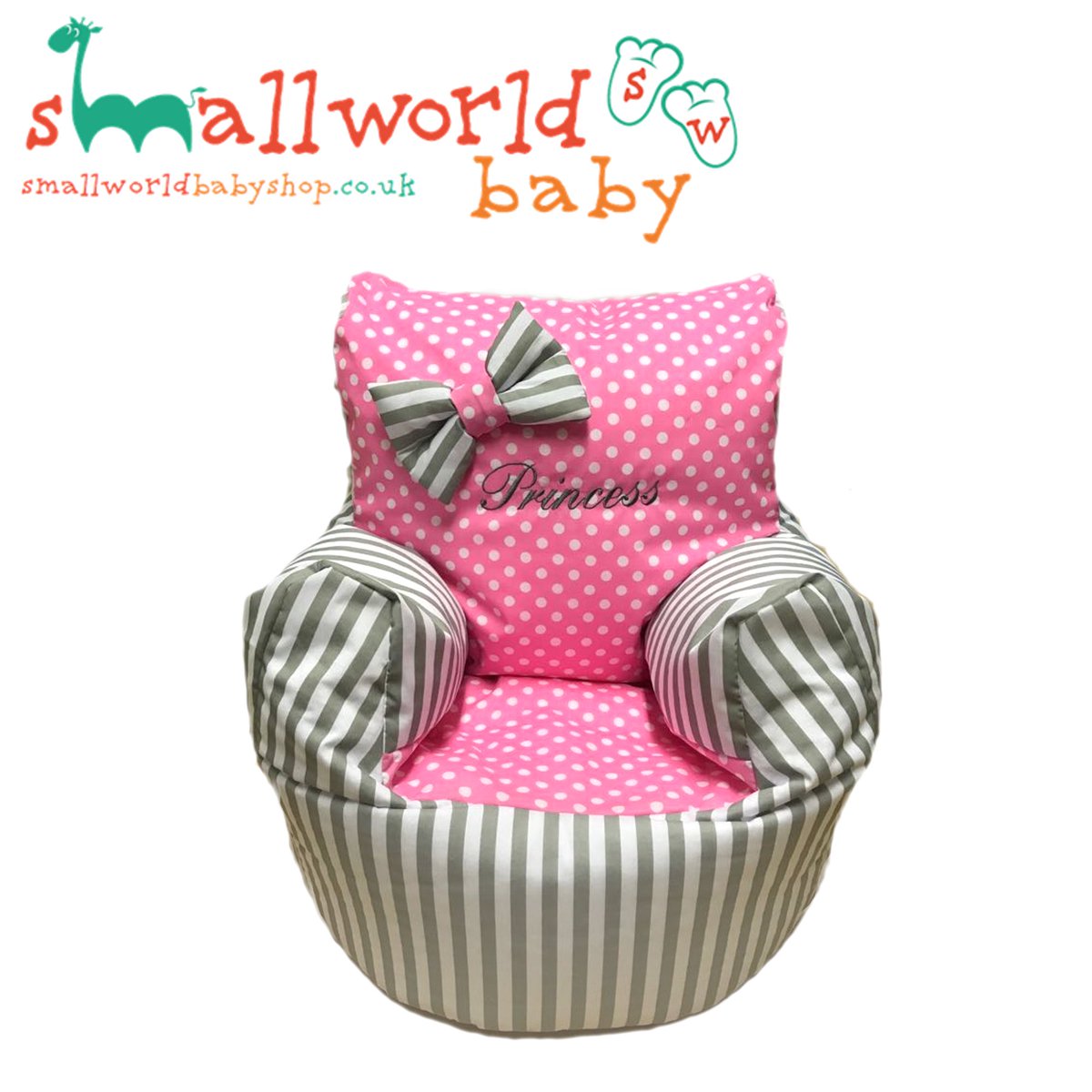 personalised baby bean bag chair