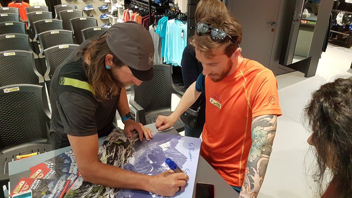 Eccolo arrivato! <a href="/antonkrupicka/">antonkrupicka</a> 😀 #antonkrupicka #trailrunning #dfsportspecialist